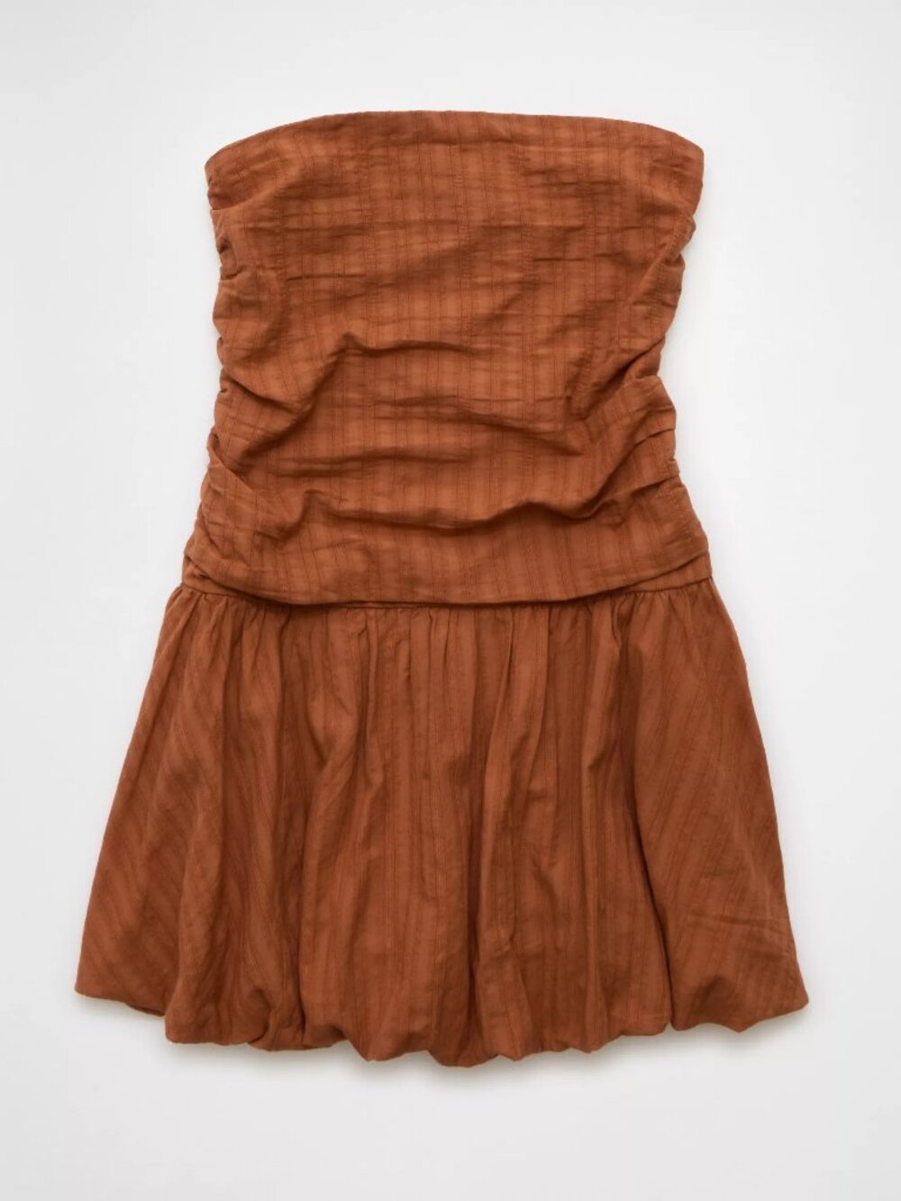 AE Strapless Drop Waist Mini Bubble Dress